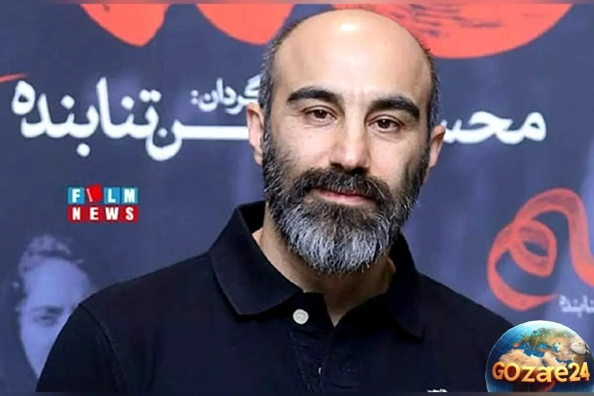 تصویر جدید محسن تنابنده در حال ضبط پایتخت با ست چتر و کلاه پاییزی، استایل شیک و رمانتیک در هوای بارانی