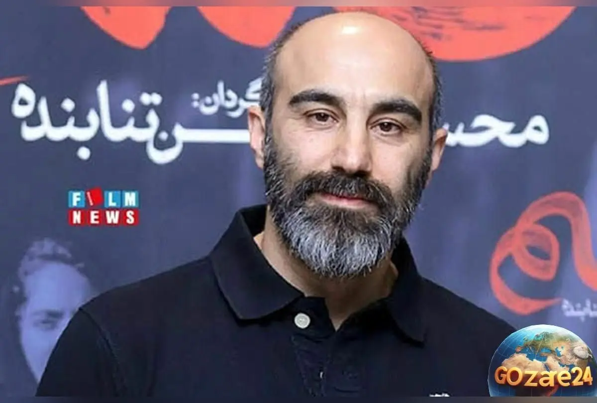 تصویر جدید محسن تنابنده در حال ضبط پایتخت با ست چتر و کلاه پاییزی، استایل شیک و رمانتیک در هوای بارانی