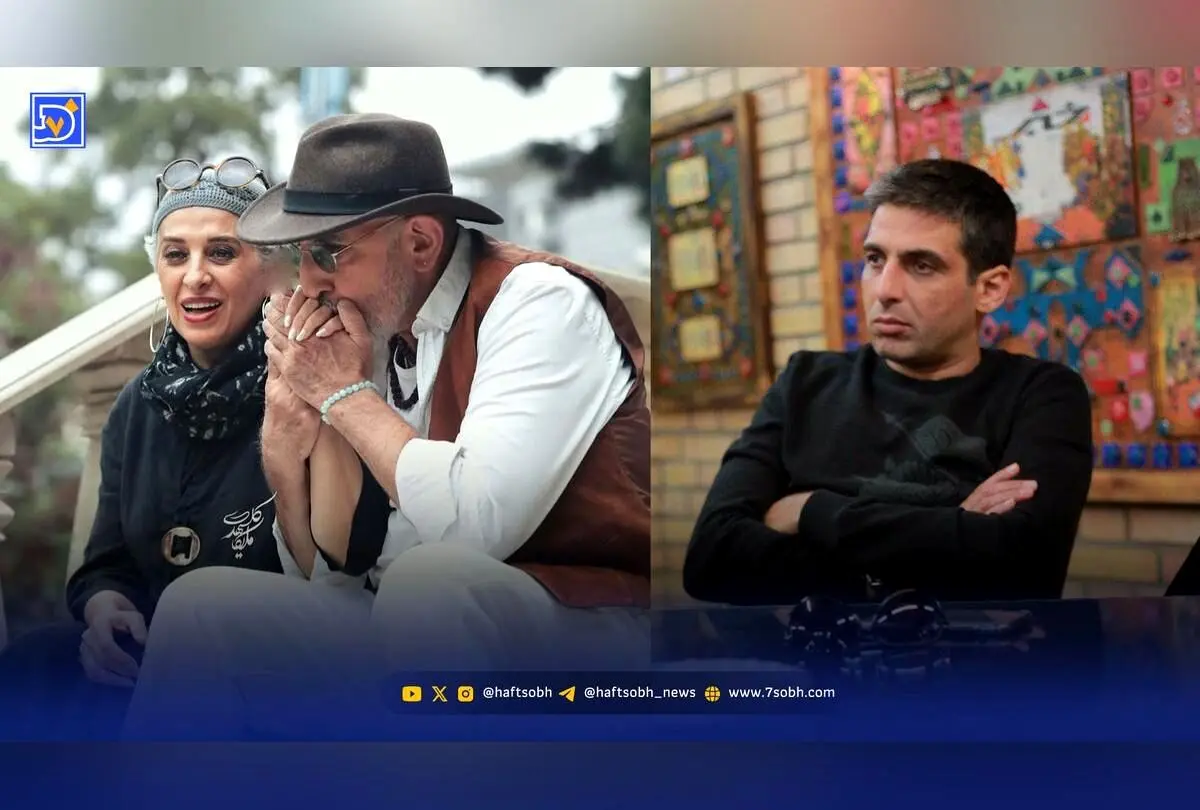 حمید گودرزی و فرهاد آئیش در تمرین نمایش «ونگوگ» روی موتور، لحظه‌ای شاد و متفاوت