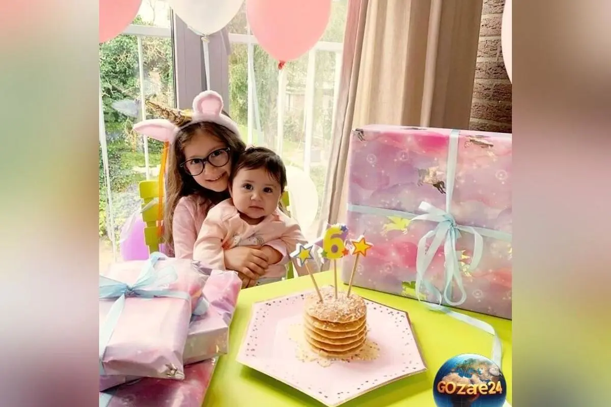 پدرانه شیرین شاهرخ استخری به مناسبت تولد دخترانش + عکسهای خاص و دلنشین