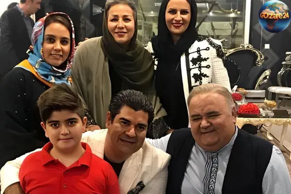 جشن تولد همسر اکبر عبدی با حضور گرم خانواده