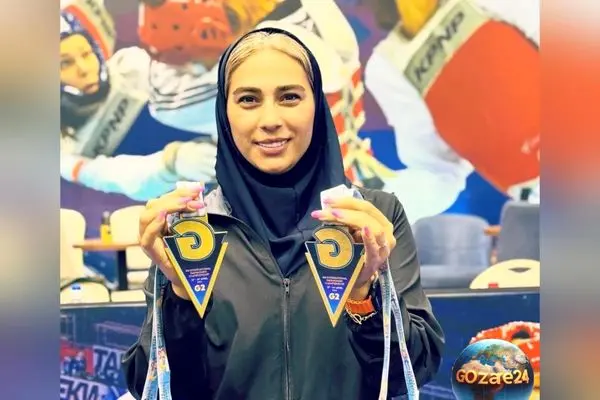 رونمایی از هدیه خاص روز عشق مهروز ساعی خواهر هادی ساعی و مربی تیم ملی تکواندو بانوان + فیلم