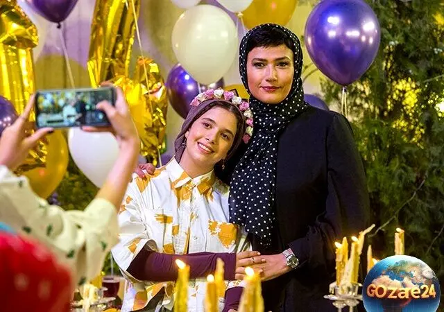"تیکه تند دختر پژمان بازغی به شهاب حسینی و لادن مستوفی در صحنه‌ای خاص از سریال گناه + ویدیو"