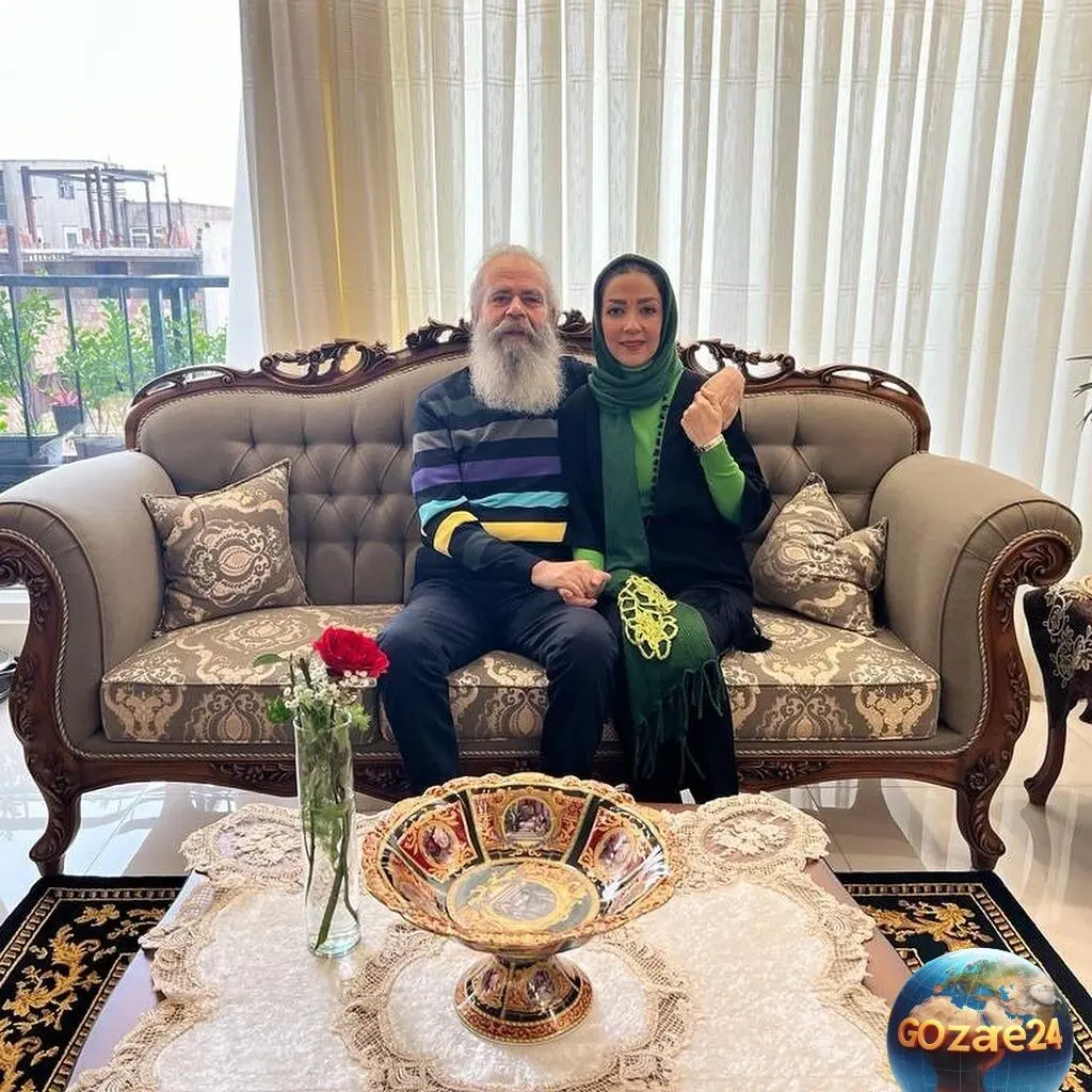 گشت و گذاری در قصر لوکس و شاهانه منزل سارا صوفیانی با معماری کلاسیک، نقاشی سقفی مینیاتور و تجهیزات لوکس