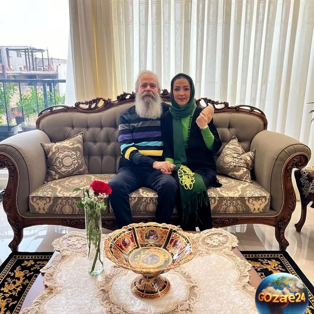 گشت و گذاری در قصر لوکس و شاهانه منزل سارا صوفیانی با معماری کلاسیک، نقاشی سقفی مینیاتور و تجهیزات لوکس