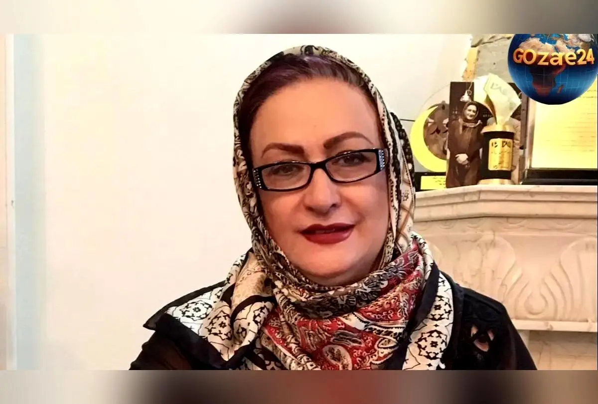 استایل شیک و متفاوت مریم امیرجلالی در مهمانی با رنگ سفید و روسری گل‌گلی + عکس