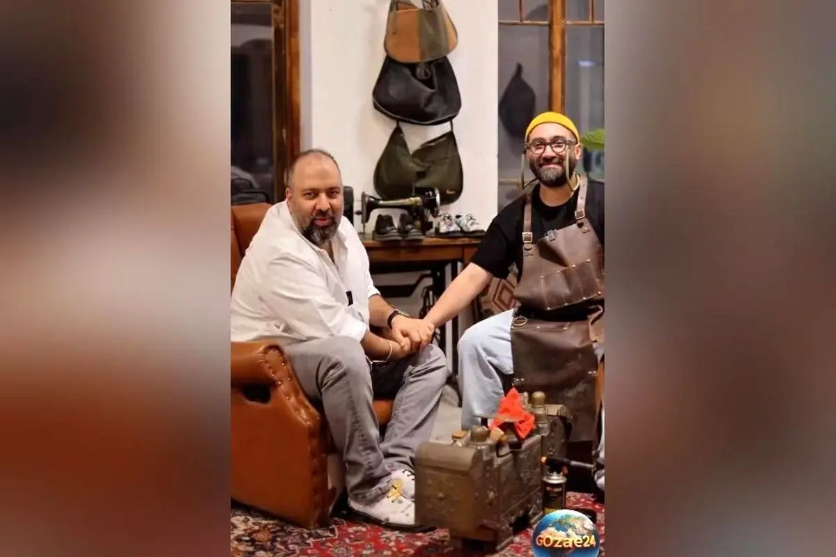 علی اوجی در کفاشی با باجناقش: 8 سال دوستیم، ولی یک سال است با هم باجیم! (+ویدیو و جزئیات)