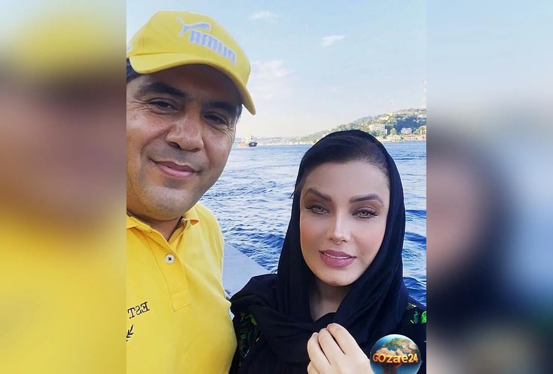صبا راد در کنار تصویر قدیمی در مکانی زیبا و بی‌نظیر؛ لحظه‌ای نوستالژیک از دوران جوانی مجری محبوب