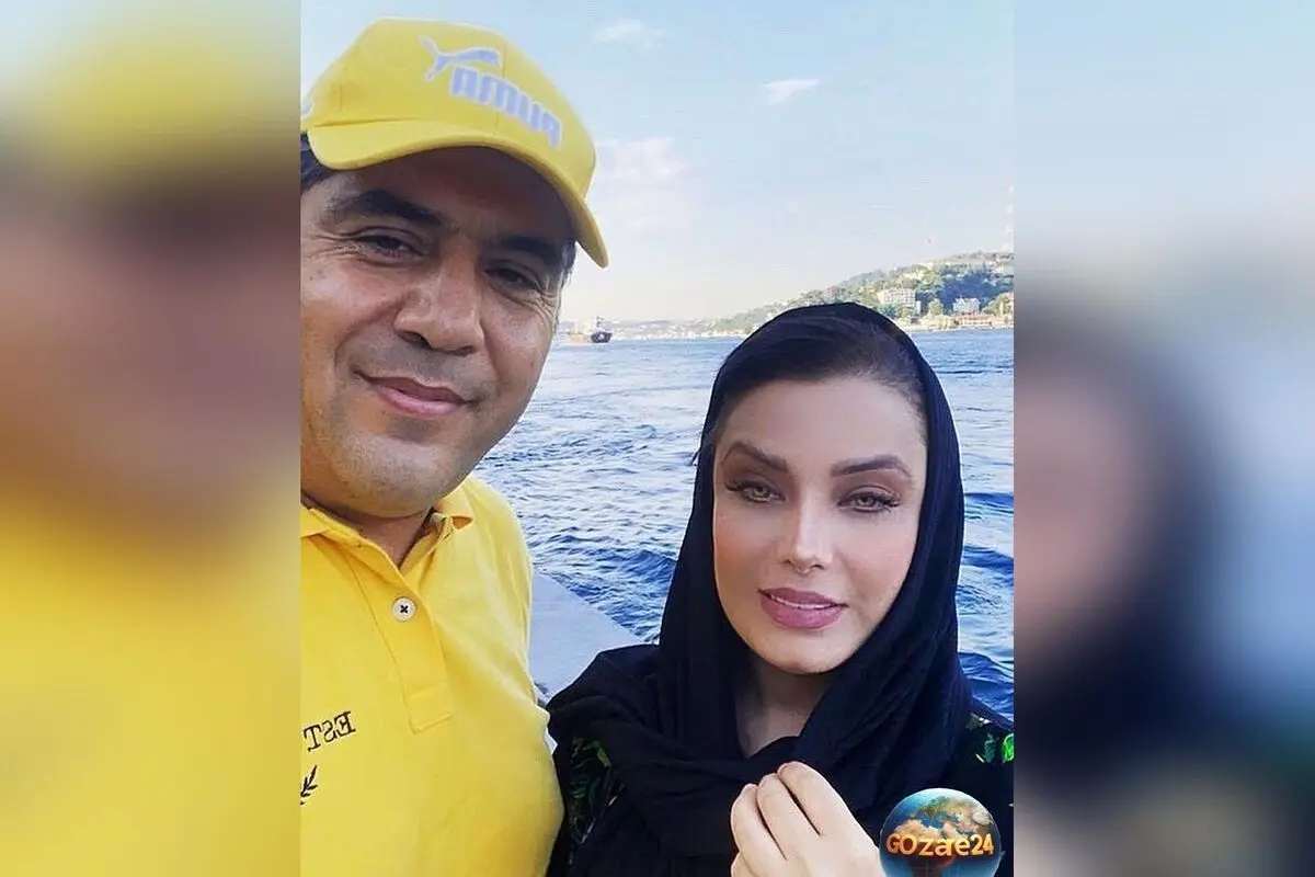 صبا راد در کنار تصویر قدیمی در مکانی زیبا و بی‌نظیر؛ لحظه‌ای نوستالژیک از دوران جوانی مجری محبوب