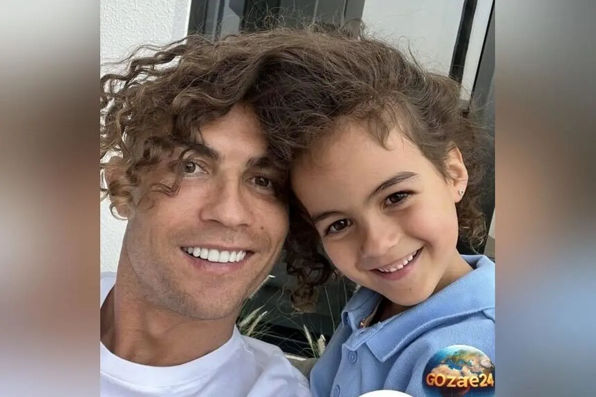 رونالدو فوتبالیست مولتی میلیاردر با هدیه ارزان و بدون کیک برای تولد دخترش + عکس دوچرخه صورتی