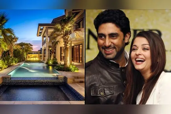 خانه لوکس و مدرن آیشواریا رای باچان و آبیشک باچان در دبی + تصاویر داخلی و معماری فوق‌العاده