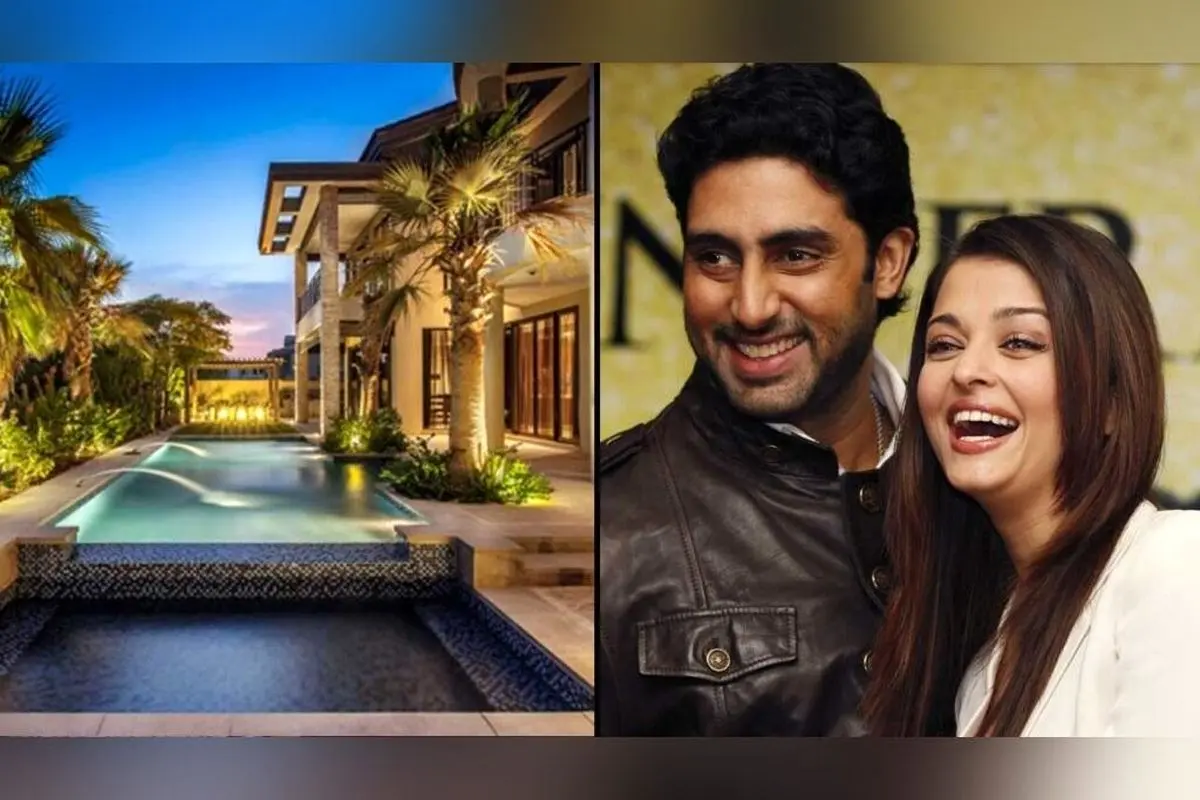 خانه لوکس و مدرن آیشواریا رای باچان و آبیشک باچان در دبی + تصاویر داخلی و معماری فوق‌العاده