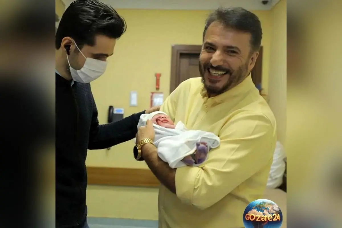 سید جواد هاشمی پدربزرگ شد؛ نوه جدید و حال و هوای خوب او در اولین روز تولد نوه‌اش!