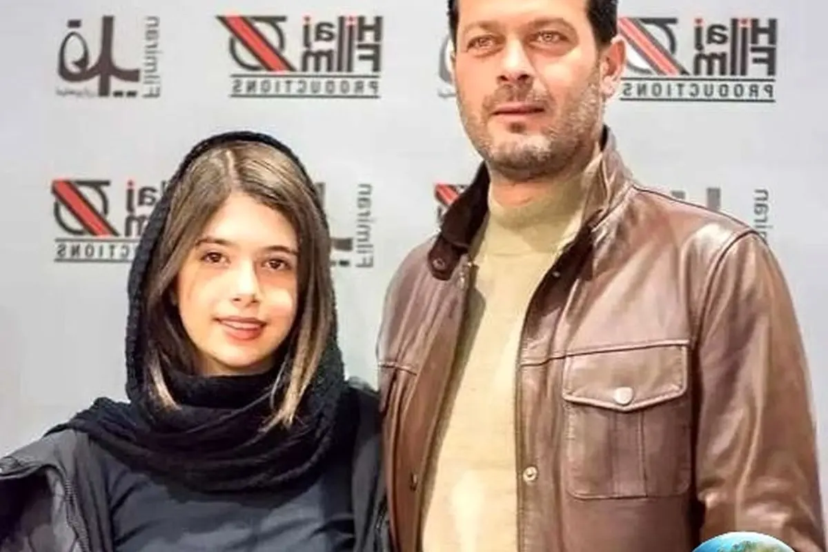 عکس نادر دوران کودکی نفس بازغی در آغوش ایرج طهماسب؛ دختر پژمان بازغی با پیراهن سفید بانمک