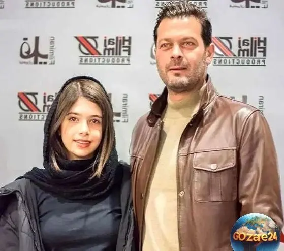 عکس نادر دوران کودکی نفس بازغی در آغوش ایرج طهماسب؛ دختر پژمان بازغی با پیراهن سفید بانمک