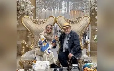 گشت و گذاری در منزل شاهانه و مجلل اکبر عبدی؛ دکوراسیون کلاسیک، مدرن و صمیمی همراه با کتابخانه پر از آثار هنری