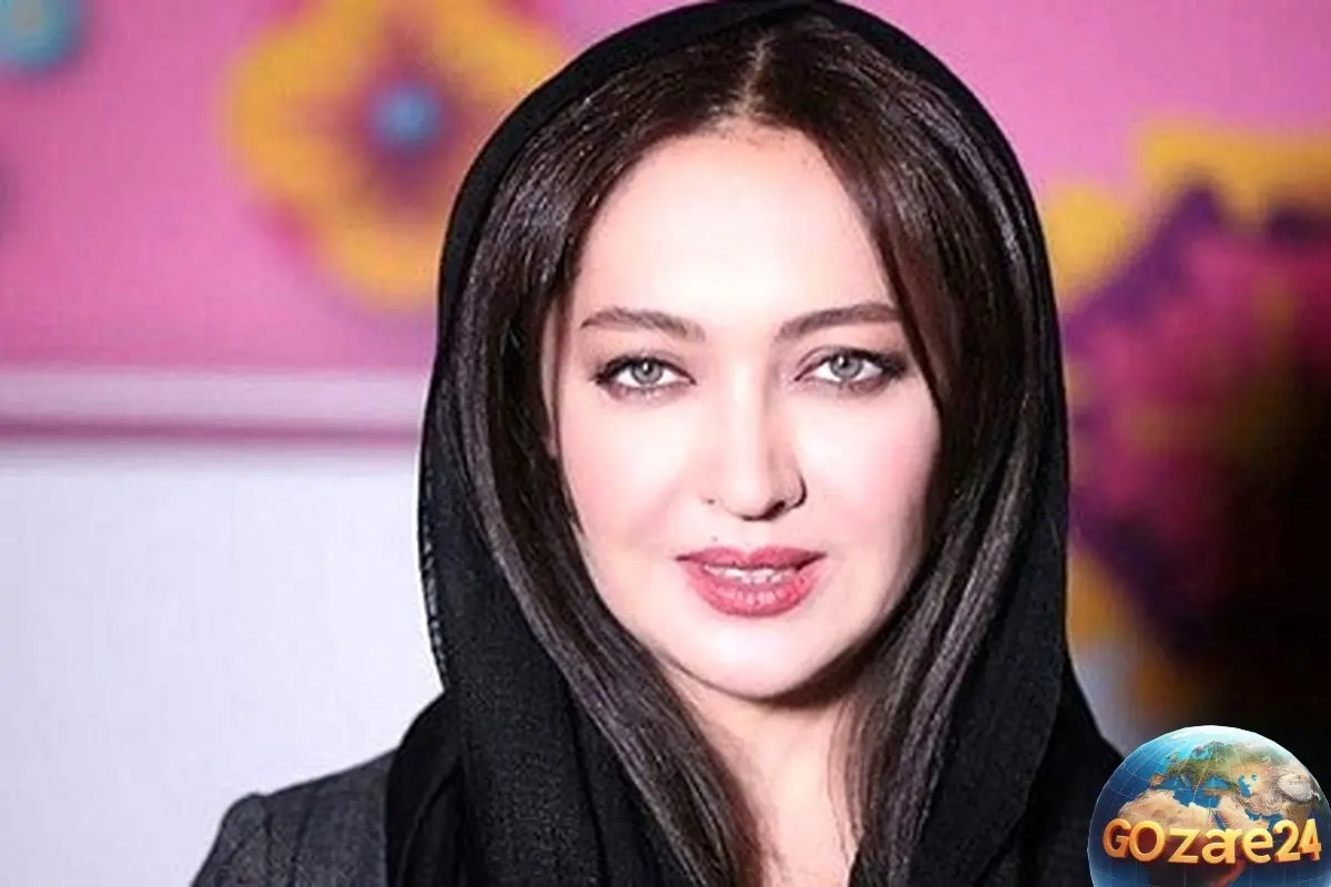 نیکی کریمی در استایل کلاسیک و چهره همیشه جوان در دفتر کارش همراه دارا حیایی
