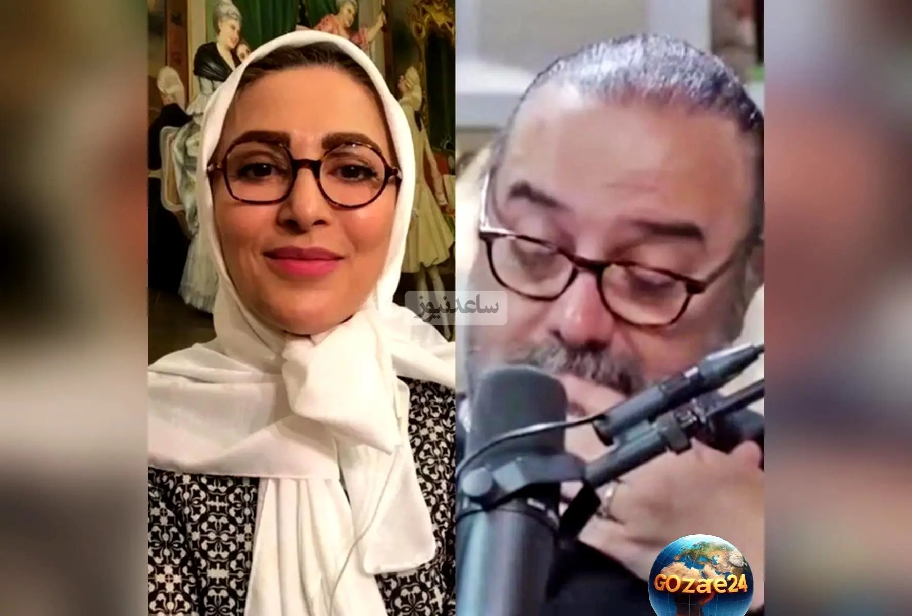 خطاب تند ژیلا صادقی به برزو ارجمند درباره مهاجرت و برخورد تند او + ویدیو