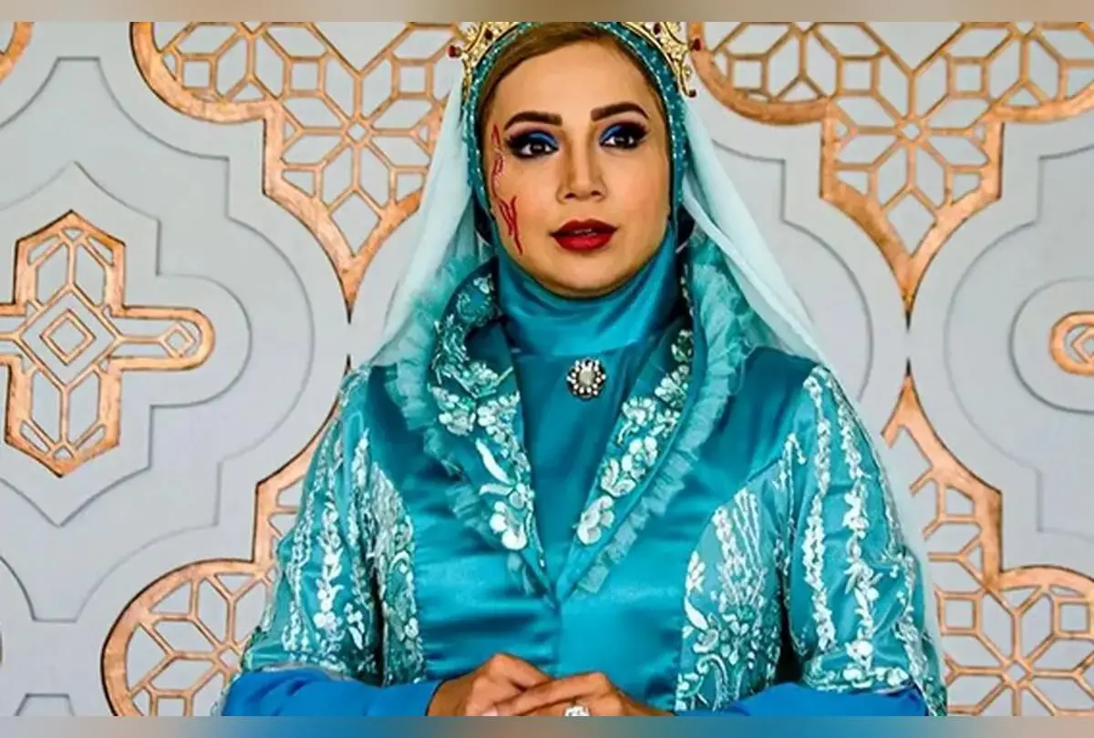 عکس لباس عروس شبنم قلی‌خانی با تاج اعیانی و حجاب کامل | تصاویری دیدنی از نقش درخشان بازیگر مطرح ایرانی