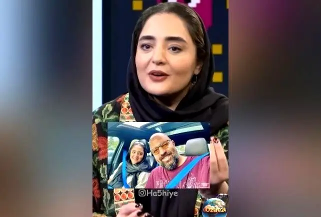 نرگس محمدی و علی اوجی در برنامه امیرحسین قیاسی: رابطه خوب و شوخی‌های طنزآمیز درباره زندگی مشترک