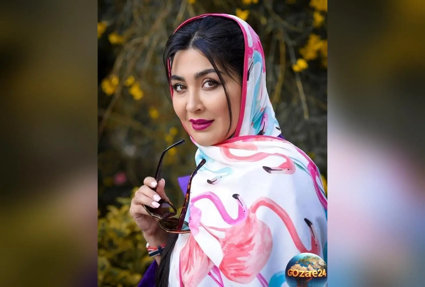 استایل سفر مریم معصومی در فرودگاه با چمدان قرمز لوکس و جذاب + تصویر جدید