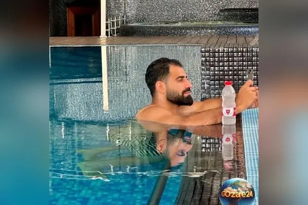 تصویر لوکس و خاص از استخر و جکوزی مدرن حسین کنعانی زادگان؛ دنج و آرامش‌بخش با امکانات برتر