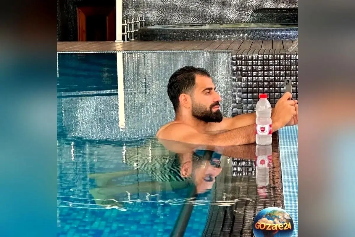 تصویر لوکس و خاص از استخر و جکوزی مدرن حسین کنعانی زادگان؛ دنج و آرامش‌بخش با امکانات برتر