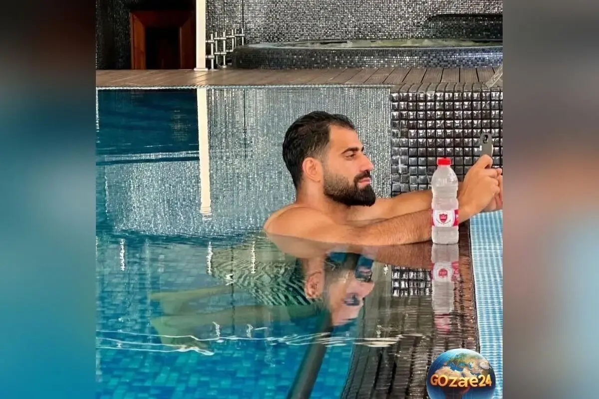 تصویر لوکس و خاص از استخر و جکوزی مدرن حسین کنعانی زادگان؛ دنج و آرامش‌بخش با امکانات برتر